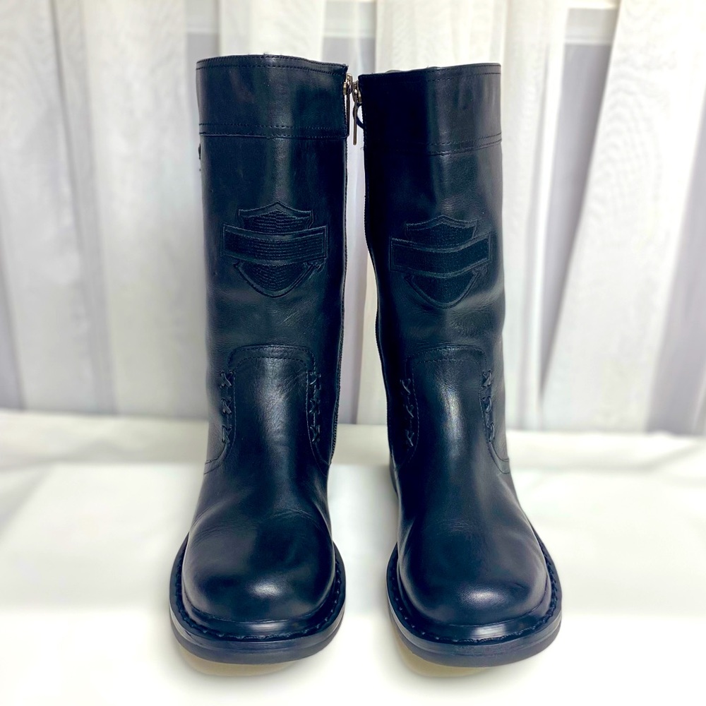Harley-Davidson  Leather Lace Up Boots